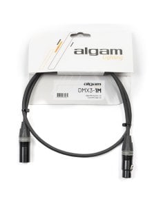 Algam Lighting DMX3-1M Cavo DMX 3 Poli 1mt