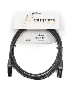 Algam Lighting DMX3-3M Cavo DMX 3 Poli 3 mt