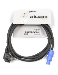 Algam Lighting POWER-PWC-3M Cavo Alimentazione CE/PowerCon