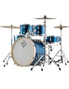 Dixon PODSP520C1OBS - batteria completa con hardware e piatti - finitura Ocean Blue Sparkle