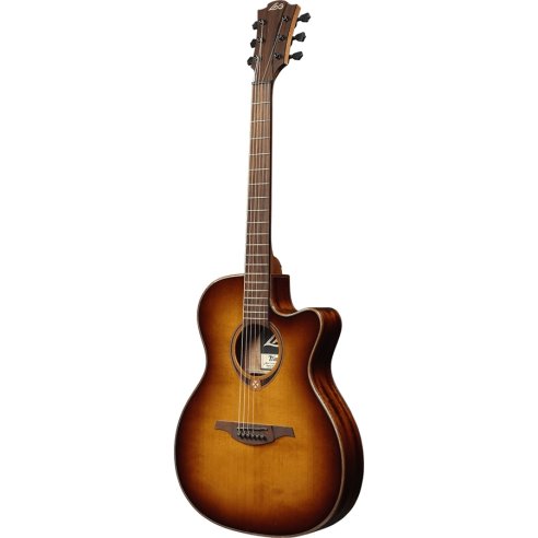 Lag T118ASCE-BRS Chitarra Acustica Auditorium Slim Cutaway EQ Brown Shadow