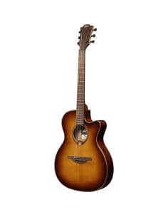 Lag T118ASCE-BRS Chitarra Acustica Auditorium Slim Cutaway EQ Brown Shadow