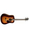 MARTIN D JR-10E BASS BURST W/BAG
