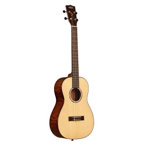 Kala KA-20TH-SQS-B - \'\'Solid Spruce Top Quilted Sapele\'\' Kala 20th Anniversary - ukulele baritono - c/borsa - LIMITED EDITIO