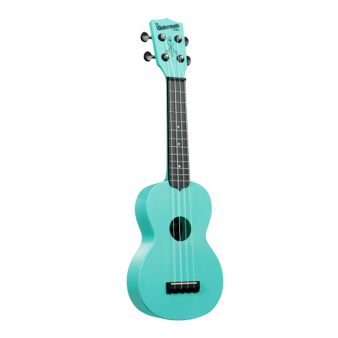 Kala KA-R-WMG-BL-S - \'\'Beach\'\' - ukulele soprano Aqua Mist (Glow in the Dark), Recycled - c/borsa