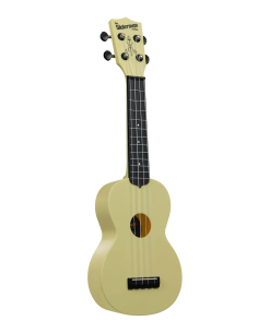 Kala KA-R-WMG-YL-S - \'\'Beach\'\' - ukulele soprano Starlight Yellow (Glow in the Dark), Recycled - c/borsa