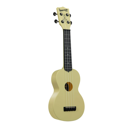 Kala KA-R-WMG-YL-S - \'\'Beach\'\' - ukulele soprano Starlight Yellow (Glow in the Dark), Recycled - c/borsa