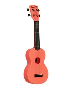 Kala KA-R-WMS-PK-S - \'\'Beach\'\' - ukulele soprano Pink Dusk, Recycled - c/borsa