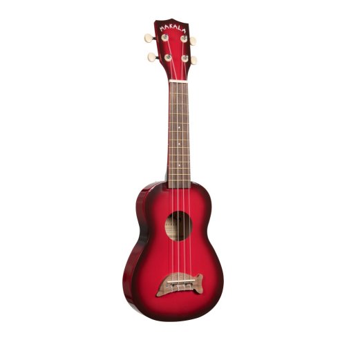 Kala MK-SD/RDBURST - \'\'Dolphin\'\' - ukulele soprano - Red Burst - c/borsa