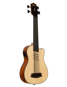 Kala UBASS-HH-SSMHG-FS - \'\'Artist Signature\'\' - Hutch Hutchinson - U-BASS Solid Spruce Top Mahogany elettrificato - c/borsa