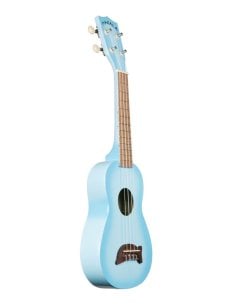 Kala MK-SD/LBLBURST - \'\'Dolphin\'\' - ukulele soprano - Light Blue Burst - c/borsa