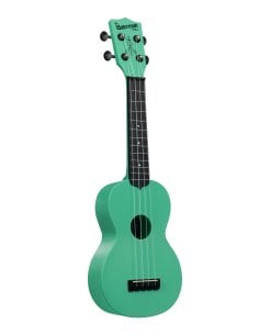 Kala KA-R-WMS-GN-S - \'\'Beach\'\' - ukulele soprano Sea Foam Green, Recycled - c/borsa
