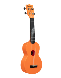Kala KA-R-WMS-OR-S - \'\'Beach\'\' - ukulele soprano Sunset Orange, Recycled - c/borsa