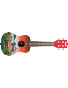 Kala UK-SURFARI - \'\'Graphic Top\'\' - ukulele soprano Surfari - c/borsa