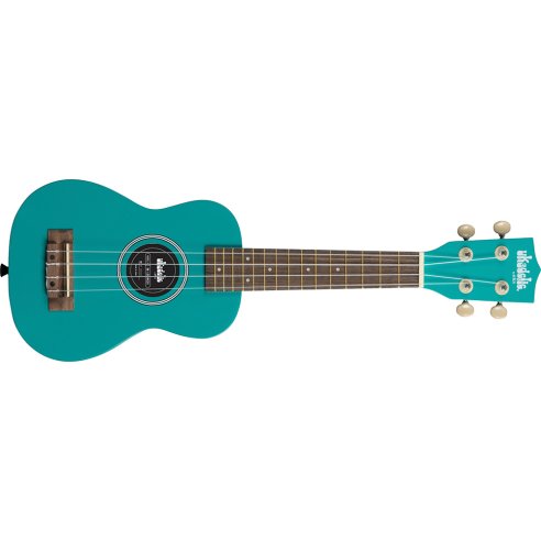 Kala UK-LOCHNESS - \'\'Solid Color\'\' - ukulele soprano Lochness - verde bosco - c/borsa