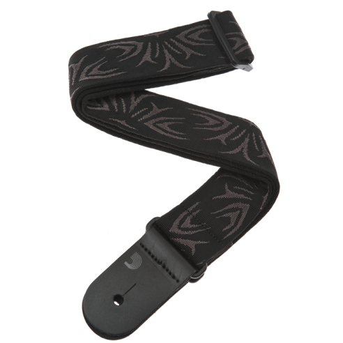 D'ADDARIO STRAP BLACK GRAY TATTOO