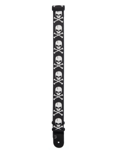 D'ADDARIO STRAP SKULL AND CROSS BONE 2