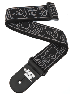 D'ADDARIO STRAP JOE SATRIANI SKULL 'N BONES