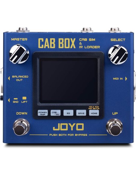 JOYO R-08 CAB BOX PEDAL EFFECT JOYO R-08 CAB BOX PEDAL EFFECT