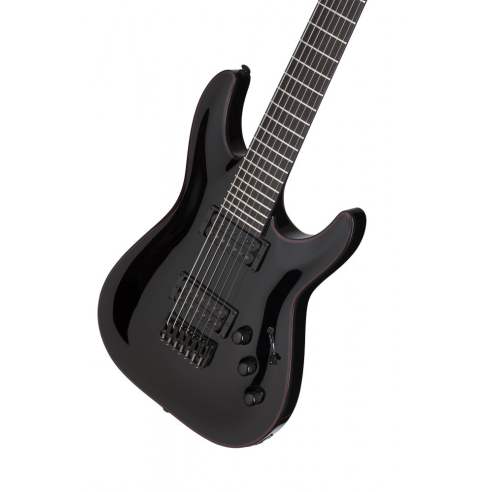 SCHECTER BLACKJACK C-7 BLACK