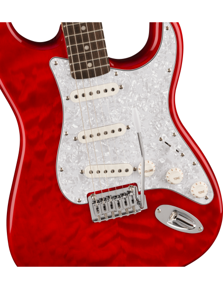 SQUIER AFFINITY STRAT QMT LRL WPPG CRT