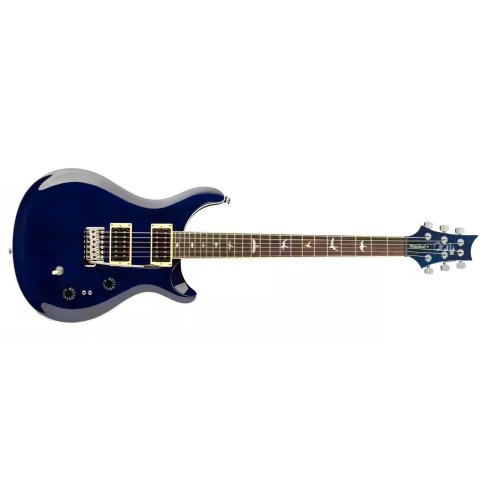 PRS SE STANDARD 24 BIRDS TRANS BLUE VIOLIN TOP