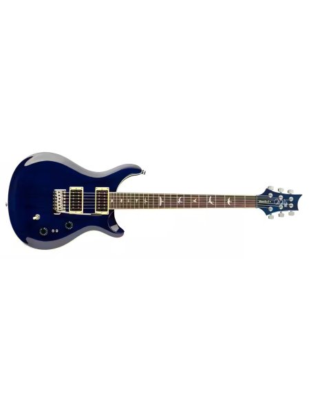 PRS SE STANDARD 24 BIRDS TRANS BLUE VIOLIN TOP