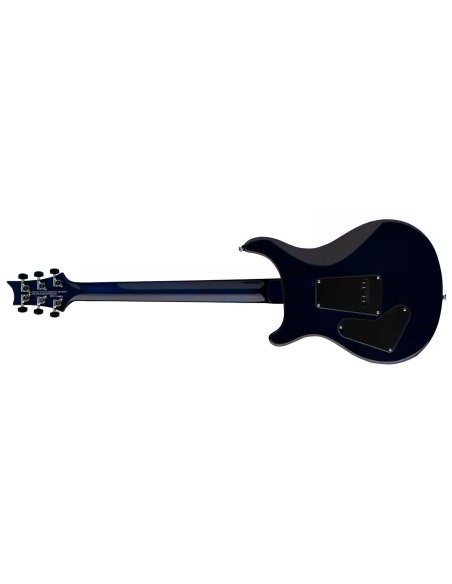 PRS SE STANDARD 24 BIRDS TRANS BLUE VIOLIN TOP