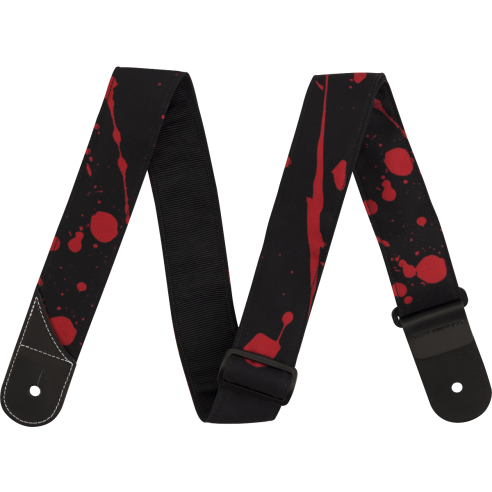 JACKSON STRAP BLACK RED SPLATTER