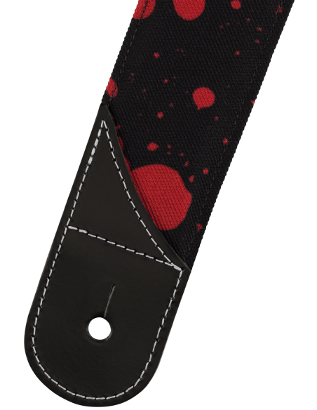 JACKSON STRAP BLACK RED SPLATTER JACKSON STRAP BLACK RED SPLATTER