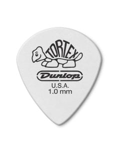 Dunlop 478R1.00 TORTEX WHITE JAZZ III, 10MM
