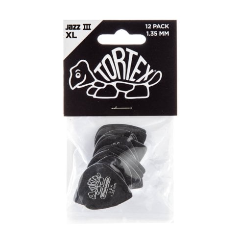 Dunlop 498P1.35 TORTEX JAZZ III XL, 1.35MM