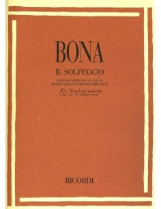 BONA SOLFEGGIO BOOK + AUDIO DOWNLOAD