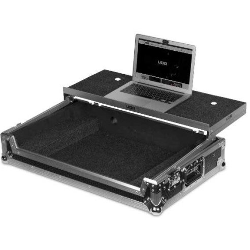 UDG GEAR U92055SL - FC PIONEER DDJ-1000 SILVER PLUS (LAPTOP SHELF + WHEELS)