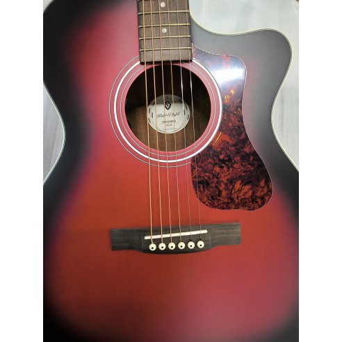 GUILD ITALIA OM-260CE DELUXE BLACKWOOD NAT