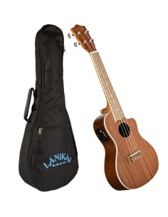 LANIKAI IT MA-CEC UKULELE CONCERTO IN MOGANO CON PREAMP 2