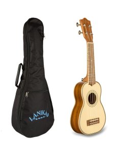 LANIKAI IT SPST-S UKULELE SOPRANO CON TOP IN ABETE ROSSO 2