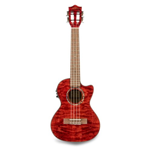LANIKAI IT QM-RDCET - UKULELE TENORE QUILTED MAPLE