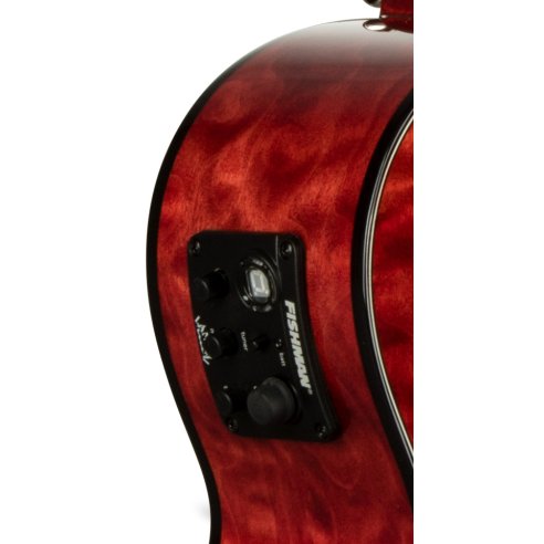 LANIKAI IT QM-RDCET - UKULELE TENORE QUILTED MAPLE