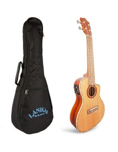 LANIKAI IT CDST-CEC UKULELE CONCERTO CON TOP IN CEDRO E PREAMP 2