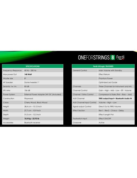 ACUS ONE FOR STRINGS 8FERDI WOOD ACUS ONE FOR STRINGS 8FERDI WOOD
