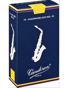 VANDOREN ANCIA SAX ALTO 10 PZ. MIS. 2,5 TRADITIONAL