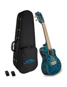 LANIKAI IT QM-BLCET - UKULELE TENORE QUILTED MAPLE 2
