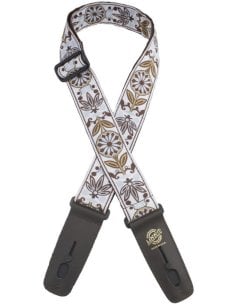 LOCK IT STRAP ART DECO VINTAGE BROWN 2"