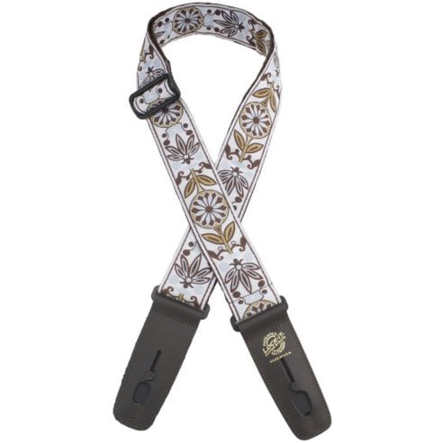 LOCK IT STRAP ART DECO VINTAGE BROWN 2"