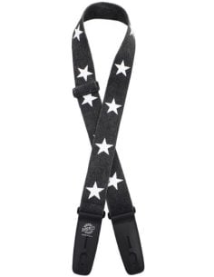 LOCK IT STRAP ROCK COTTON BLACK STAR 2"