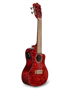 LANIKAI IT QM-RDCEC - UKULELE CONCERTO QUILTED MAPLE