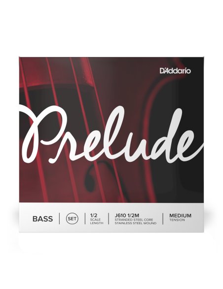 DADDARIO ORCHESTRAL IT J610 1/2M SET DI CORDE D'ADDARIO PRELUDE PER CONTRABBASSO, SCALA 1/2, TENSIONE MEDIA