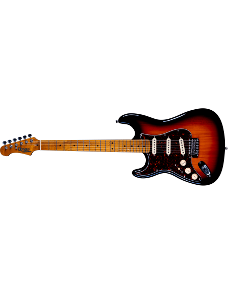 JET JS-300 SB LH SSS SUNBURST ROASTED MAPLE LEFT HANDED