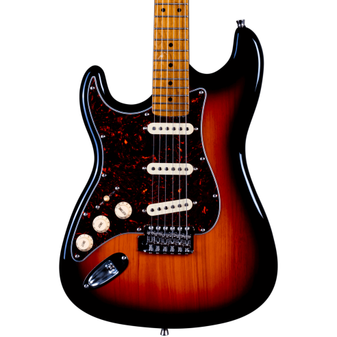 JET JS-300 SB LH SSS SUNBURST ROASTED MAPLE LEFT HANDED